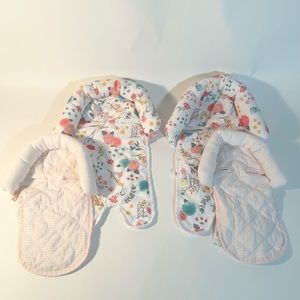 Car Seat Inserts Two Sets. Newborn to 6 Months.